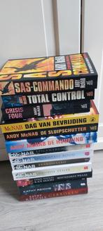 10x Andy McNab, 2x Kathy Reichs en 1x Montezuma's Wraak, Ophalen, Gelezen, A. MacNab