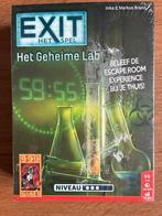 Exit Het Geheime Lab - Escape Room Thuis!, Hobby en Vrije tijd, Gezelschapsspellen | Bordspellen, Een of twee spelers, Ophalen of Verzenden