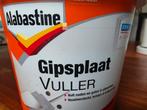 Alabastine Gipsplaat vuller, 1liter, Doe-het-zelf en Verbouw, Verf, Beits en Lak, Ophalen, Zo goed als nieuw, Wit
