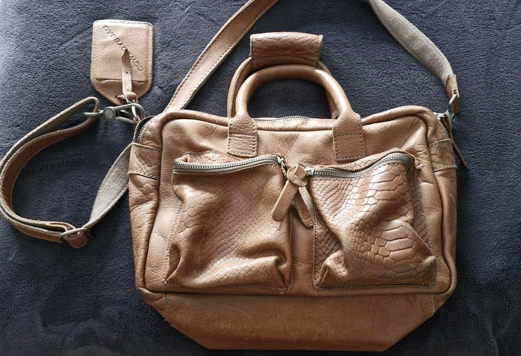Cowboysbag bruin, Ophalen, Zo goed als nieuw, Bruin, Handtas