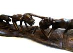 Afrikaans decoratief volkskunstobject houtsnijwerk, 80 cm., Ophalen of Verzenden
