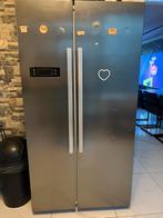 Goed werkende amerikaanse koelkast, Witgoed en Apparatuur, Koelkasten en IJskasten, 200 liter of meer, 60 cm of meer, Met aparte vriezer