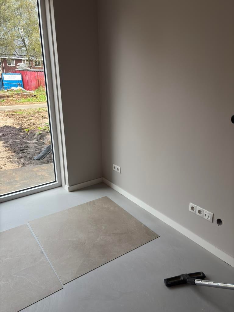 Ambiant Noveno Beige pvc tegels 90 x 90, Doe-het-zelf en Verbouw, Tegels, Ophalen, 60 cm of meer, 5 tot 10 m², Zo goed als nieuw