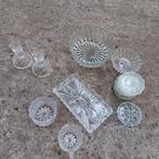 Glazen suikerpot, melkkan etc, Ophalen