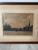 Ets van Jan Goedhart - Ouderkerk aan de Amstel, Antiek en Kunst, Ophalen of Verzenden