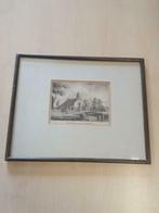 gravure 't Dorp Slooten kerk Sloterdijk Carel F. Bendorp, Antiek en Kunst, Kunst | Etsen en Gravures, Ophalen