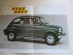 Fiat 600E folder / poster, Ophalen of Verzenden, Gelezen, Overige merken
