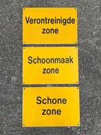 Set van 3 bij elkaar horende zware kunststof WANDBORDEN, Ophalen, Zo goed als nieuw