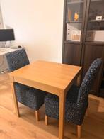 Tafel/Table & 2 Stoelen/Chairs (EKEDALEN & Bergmund Ikea), Ophalen, Zo goed als nieuw, Minder dan 4 stoelen