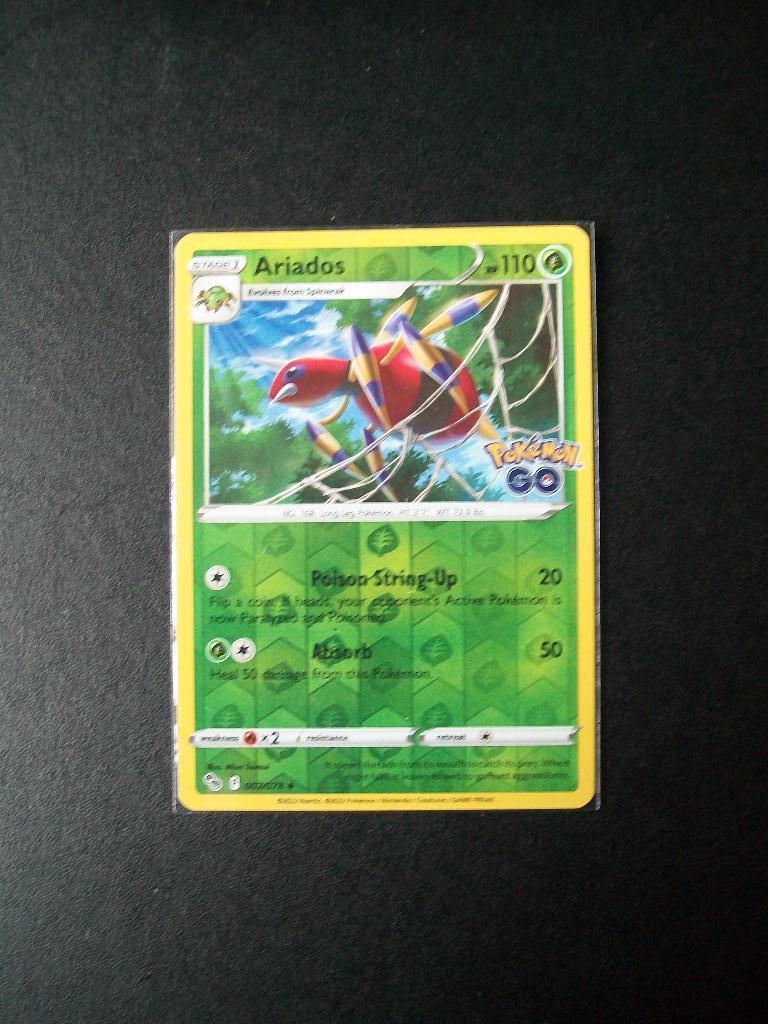 8214: Nieuwe Pokemon GO Kaart holofoil ARIADOS HP110 007/078, Verzenden, Nieuw, Losse kaart, Foil