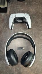 Te koop sony pulse 3d headset met nieuwe controller, Ophalen of Verzenden, Zo goed als nieuw, Controller