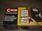 2 lege cassetten archief vintage (C Box) (voor 20 cassettes), Overige genres, Zo goed als nieuw, Origineel, Met bewaardoos, rek of koffer