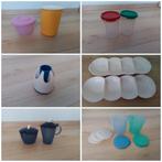 6 verschillende items van Tupperware - bekers, bakjes, etc., Ophalen of Verzenden, Gebruikt, Wit, Bak of Kom