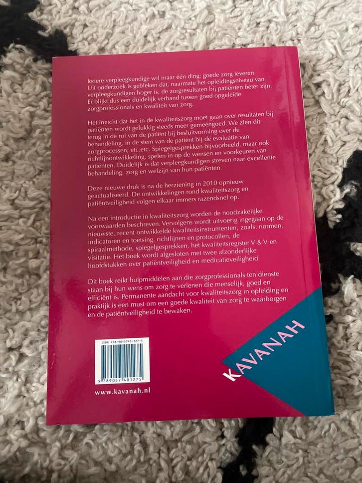 Kwaliteitszorg en Patiëntveiligheid - 6e druk, Boeken, Studieboeken en Cursussen, Gelezen, HBO, Ophalen of Verzenden