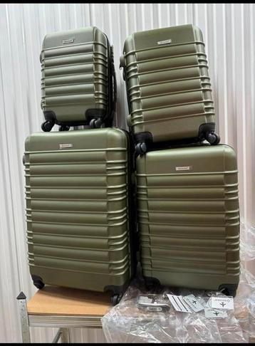 KESSER 4pcs Hard Suitcase Travel Suitcase Set Trolley beschikbaar voor biedingen
