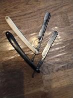 2 antieke scheermessen  uit solisten en parijs, Antiek en Kunst, Antiek | Gereedschap en Instrumenten, Ophalen of Verzenden