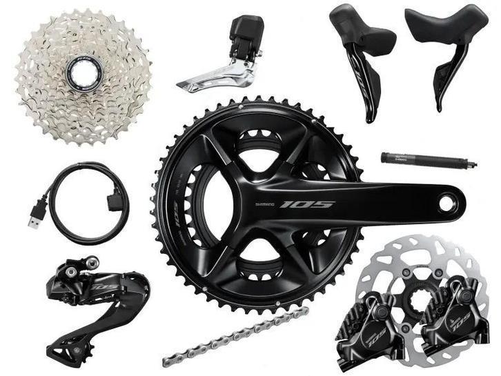 Russellbikes: Shimano 105 R7170 Di2  Disc 12sp groepset, Fietsen en Brommers, Fietsonderdelen, Nieuw, Ophalen of Verzenden