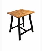 Stoere bartafel + 4 IKEA barstoelen, Huis en Inrichting, Barkrukken, Gebruikt, Met voetsteun, Ophalen of Verzenden, 90 cm of meer