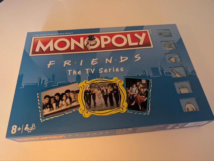 Friends Monopoly Speciale Uitgave, Hobby en Vrije tijd, Gezelschapsspellen | Bordspellen, Zo goed als nieuw, Drie of vier spelers