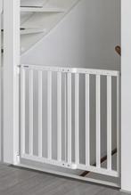 Houten uitschuifbaar schroefhekje (traphek met boren), Kinderen en Baby's, Traphekjes, Ophalen, Gebruikt, 100 tot 115 cm, Schroefhekje