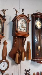 Antieke Houten staartklok met Ornamenten, Ophalen