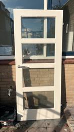 Opdek binnendeur met glas, Doe-het-zelf en Verbouw, Deuren en Horren, Ophalen, Binnendeur, 200 tot 215 cm, Glas