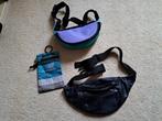 2 heuptasjes met nektasje voor reizen, Ophalen, Gebruikt, Zwart, 30 cm of meer