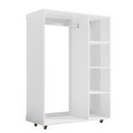 Kledingkast verrijdbaar hanggedeelte en legplanken, Ophalen, Met wielen, Nieuw