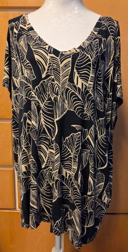 Only Carmakoma shirt XL (54), Kleding | Dames, Grote Maten, Zo goed als nieuw, Shirt of Top, Zwart, Ophalen of Verzenden