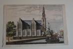AMSTERDAM WESTERKERK EN -TOREN Gravure 1663 O. DAPPER E28, Antiek en Kunst, Verzenden