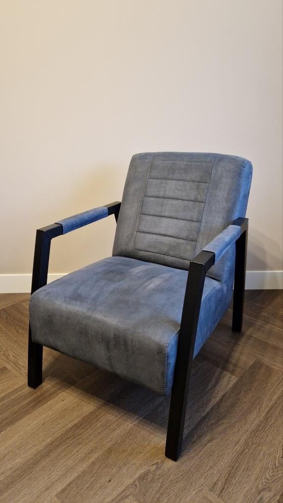 Fauteuil, Ophalen, 75 tot 100 cm, Zo goed als nieuw, Stof