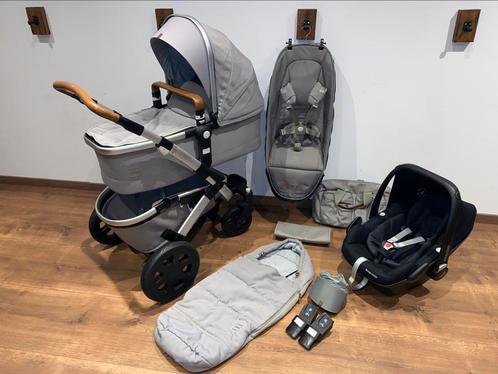 Joolz Geo2 Daring Grey (Sage Green) Kinderwagen + Maxicosi, Kinderen en Baby's, Buggy's, Zo goed als nieuw, Maxi-Cosi, Zonnekap