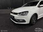 Volkswagen Polo 1.0 Highline 5Drs 2016 Clima|Pdc|BT|GrBeurt, Auto's, Gebruikt, Huisgarantie, Met garantie (alle), Wit