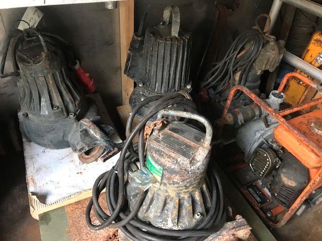 pompen pomp Flygt drukpomp 4x, Tuin en Terras, Waterpompen, Gebruikt, Overige typen, Ophalen of Verzenden