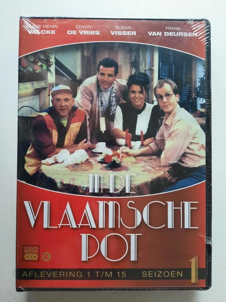 In de Vlaamsche Pot - Seizoen 1 DVD, Cd's en Dvd's, Dvd's | Tv en Series, Nieuw in verpakking, Komedie, Boxset, Alle leeftijden