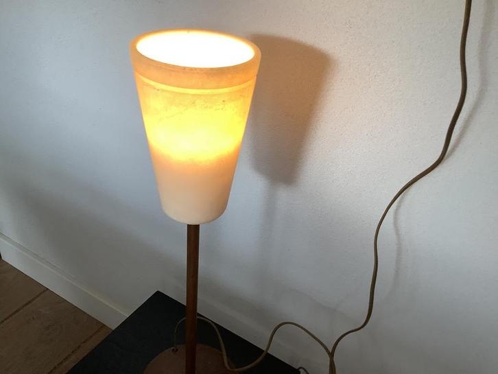 Oude albast lamp (Pegasam Alabatros Spanje), Huis en Inrichting, Lampen | Tafellampen, Zo goed als nieuw, 50 tot 75 cm, Ophalen