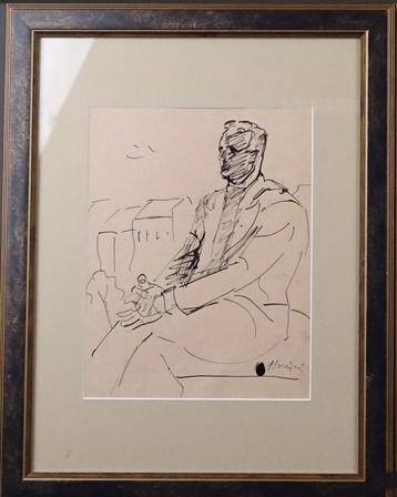 Hubert Malfait (1898–1971)Gesigneerde inkttekening op papier beschikbaar voor biedingen