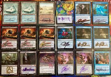 Magic the Gathering / MTG : Signed / Gesigneerde kaarten beschikbaar voor biedingen