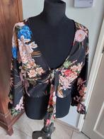 Bloemen Top Flamant Rose maat 40, Kleding | Dames, Ophalen of Verzenden, Zo goed als nieuw, Maat 38/40 (M), Zwart