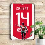 Johan Cruijff Ajax wandbord nieuw, Verzenden, Nieuw, Ajax, Overige typen