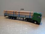 joaldaf xf ssc met open trailer geladen met hout, Hobby en Vrije tijd, Modelauto's | 1:50, Ophalen of Verzenden, Zo goed als nieuw