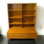 Vintage eiken boekenkast, Huis en Inrichting, Kasten | Boekenkasten, 100 tot 150 cm, >, >, Eikenhout