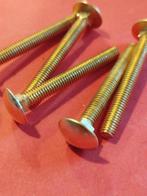 p.st Messing slotbouten m6 of m8 tuinbank tafel stoel, Ophalen of Verzenden, Minder dan 180 cm, Palen