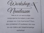 Naailes workshop leren naaien, Hobby en Vrije tijd, Ophalen of Verzenden, Nieuw, Overige typen