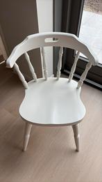 Witte caféstoel, Ophalen, Wit, Zo goed als nieuw, Eén