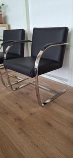 Knoll fauteuils Mies van der Rohe, Replica., Ophalen, Zo goed als nieuw