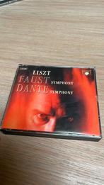 2 cd box Liszt Faust Dante symphony, Ophalen of Verzenden, Romantiek, Zo goed als nieuw, Orkest of Ballet