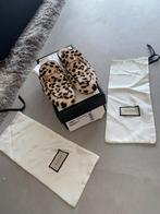 Gucci Loafers Panterprint Leer - Super Staat!, Kleding | Dames, Schoenen, Ophalen of Verzenden, Zo goed als nieuw, Bruin, Instappers