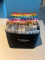 Alcohol markers 100 stuks, Anymark, Hobby en Vrije tijd, Tekenen, Ophalen of Verzenden, Nieuw, Potlood of Stift