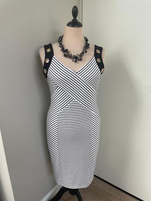 Jurk zomer van Frank Lyman mt 42  ZGAN!!, Kleding | Dames, Jurken, Zo goed als nieuw, Maat 42/44 (L), Wit, Knielengte, Ophalen of Verzenden